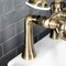 Kingston Brass KS248AB Deck Mount Clawfoot Tub Faucet with Hand Shower, Antique Brass KS248AB - alternate 5